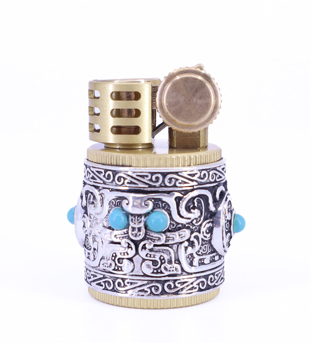 Promise Benzinli Rölyef İşlemeli Çakmak Gold