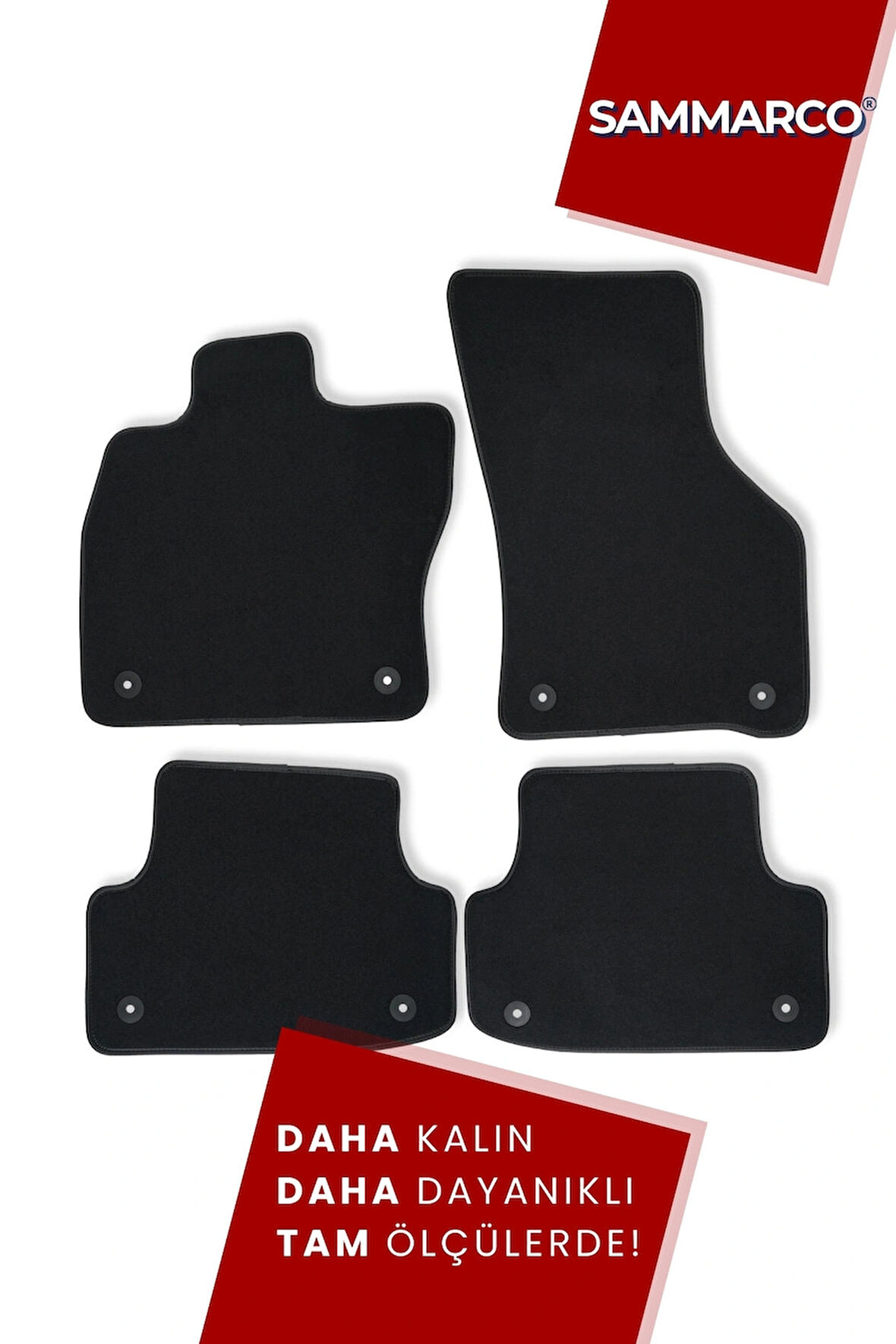 Audi A3 Sedan 2013-2020 Halı Paspas Velur Paspas Kumaş Paspas Oto Paspas