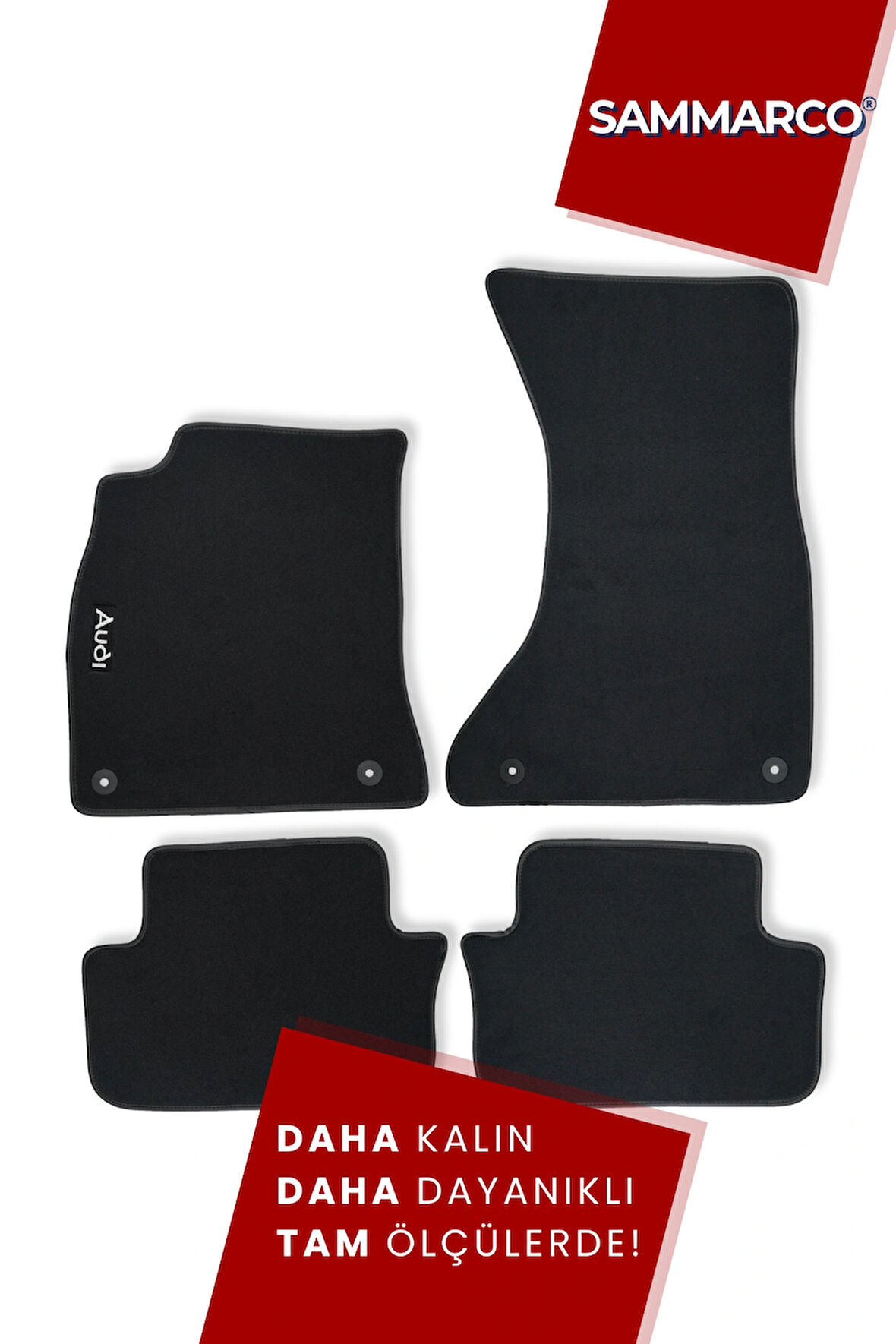 Audi A5 Sportback 2007-2024 Halı Paspas Velur Paspas Kumaş Paspas Oto Paspas