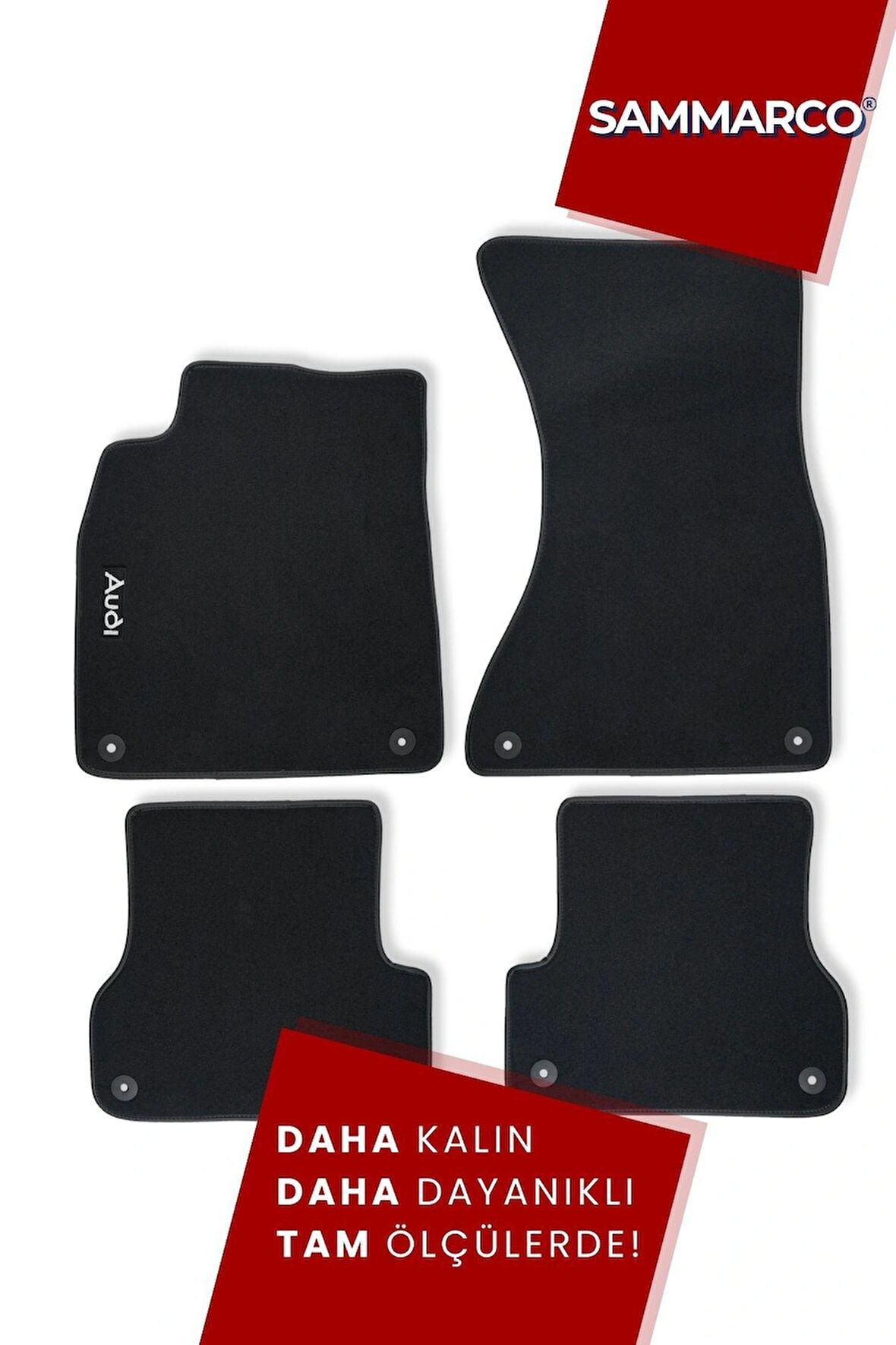 Audi A6 2011-2018 Halı Paspas Velur Paspas Kumaş Paspas Oto Paspas