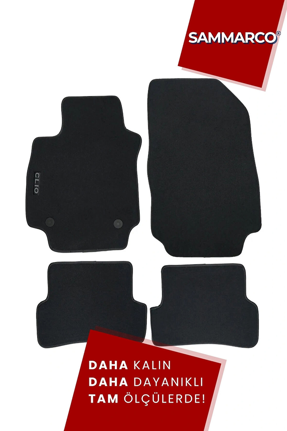 Renault Clio 3 2005-2011 Halı Paspas Velur Paspas Kumaş Paspas Oto Paspas