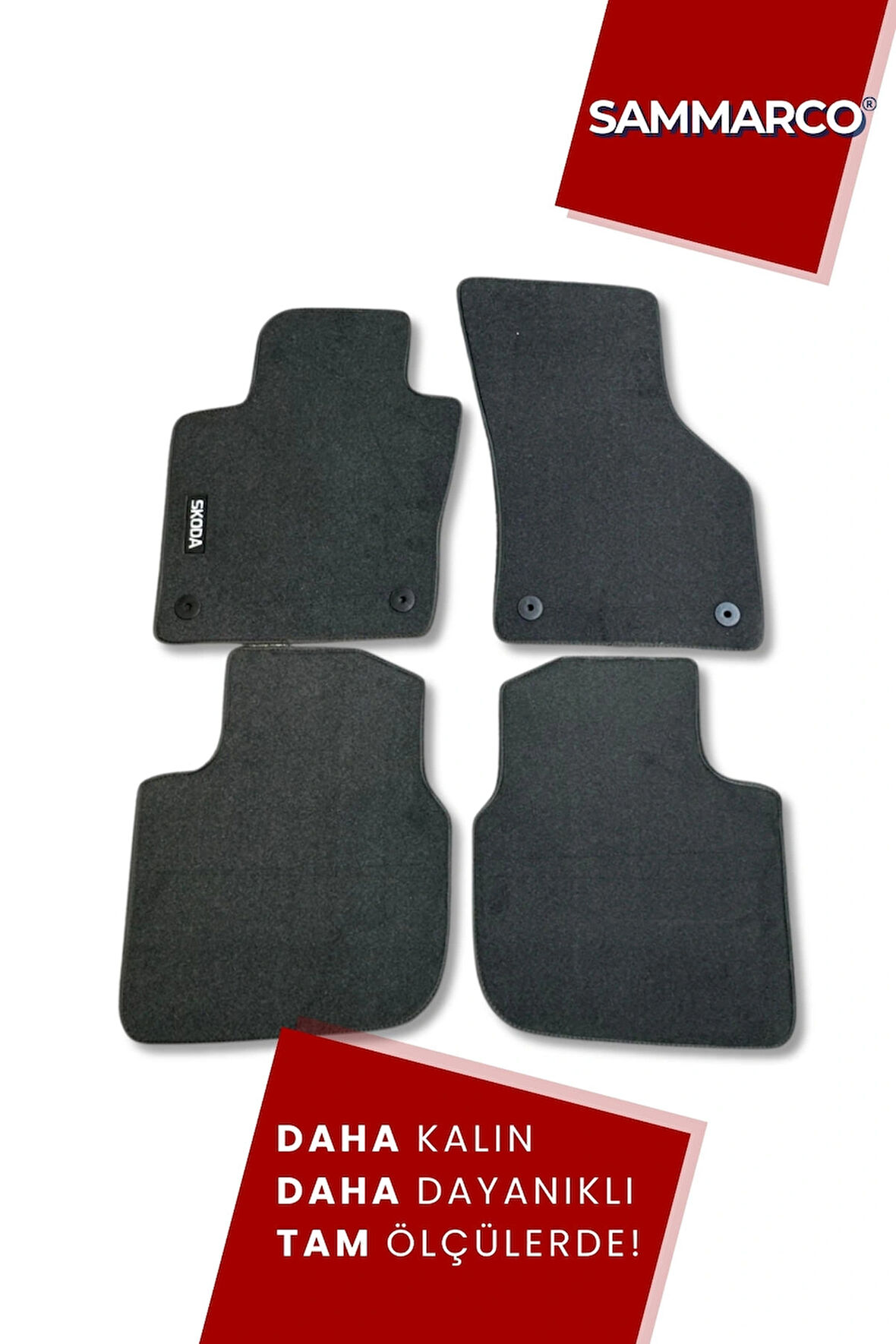 Skoda Rapid Halı Paspas Velur Paspas Kumaş Paspas Oto Paspas