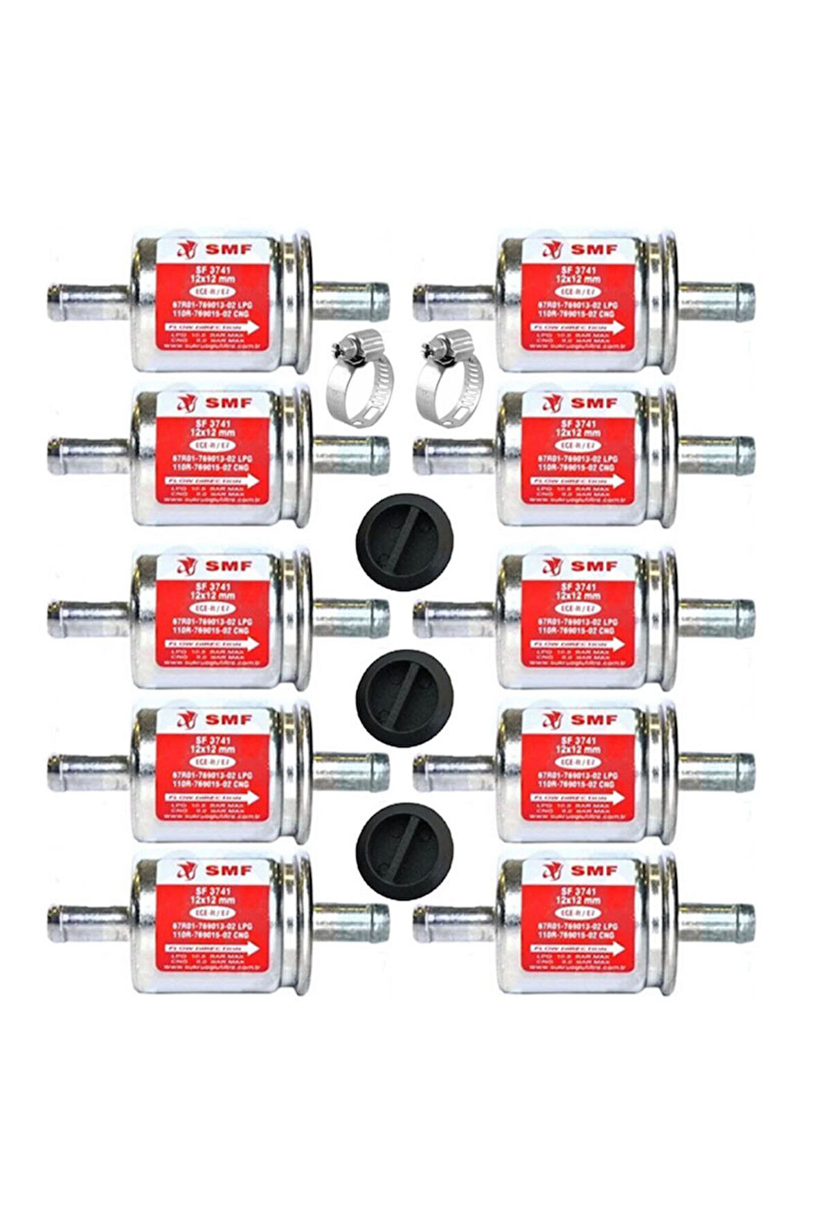 LPG Filtresi 10 Adet Tüm Markalara Uyumlu -Atiker Akl Mimgas Zavoli Brc