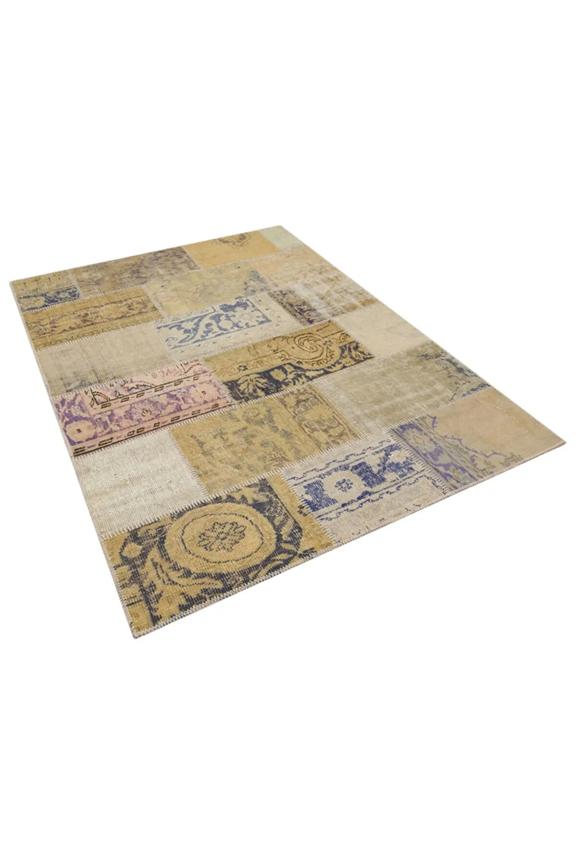 Eşsiz Anadolu Patchworm El Dokuma Halı 160 X 230 Cm 5663