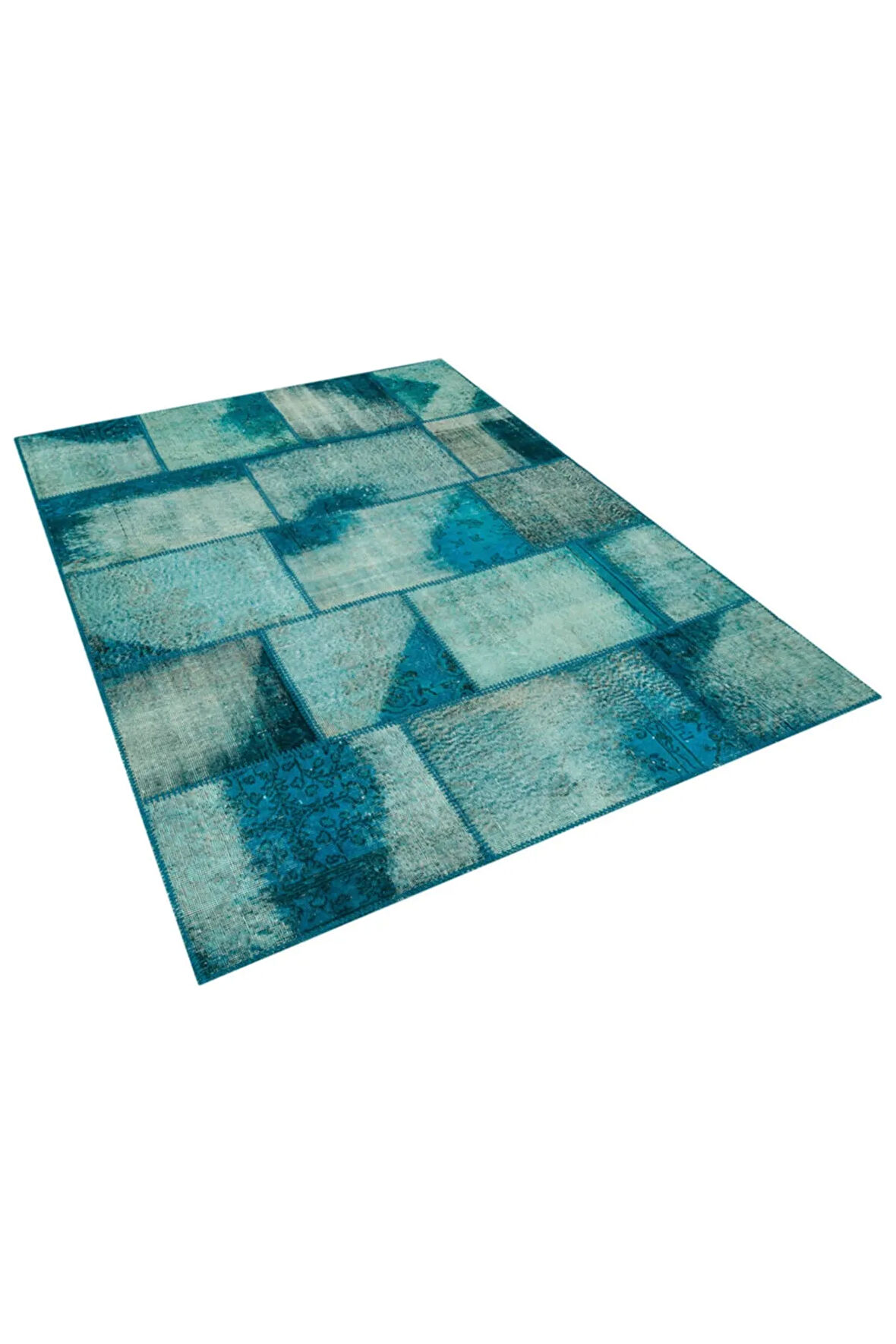 Patchwork El Dokuma Eskitme Halı 160 X 230 Cm 5680