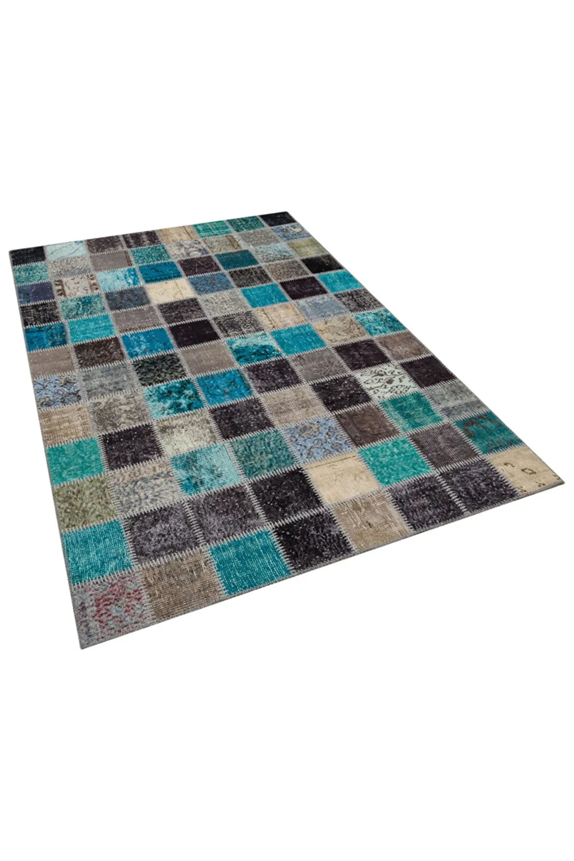 Özel Patchwork El Dokuma Eskitme Ha 160 X 230 Cm 5932