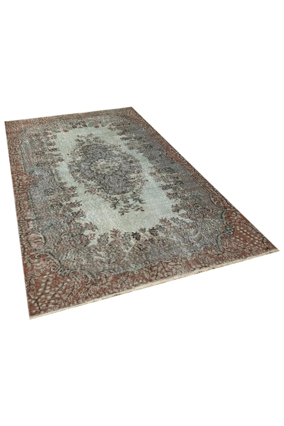 Eşsiz Güzelliğe Sahip Vintage El Dokuma Halı 166 X 274 Cm 8512