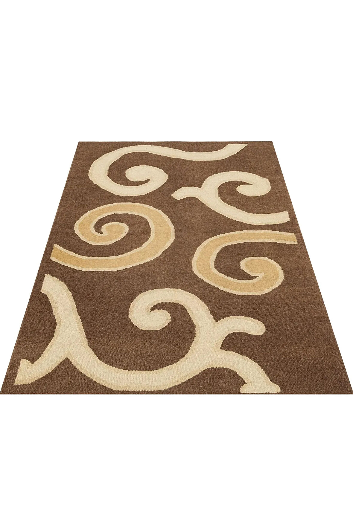 Klasik Modern Vintage Eskitme El Dokuma Halı 123 X 182 Cm 8667
