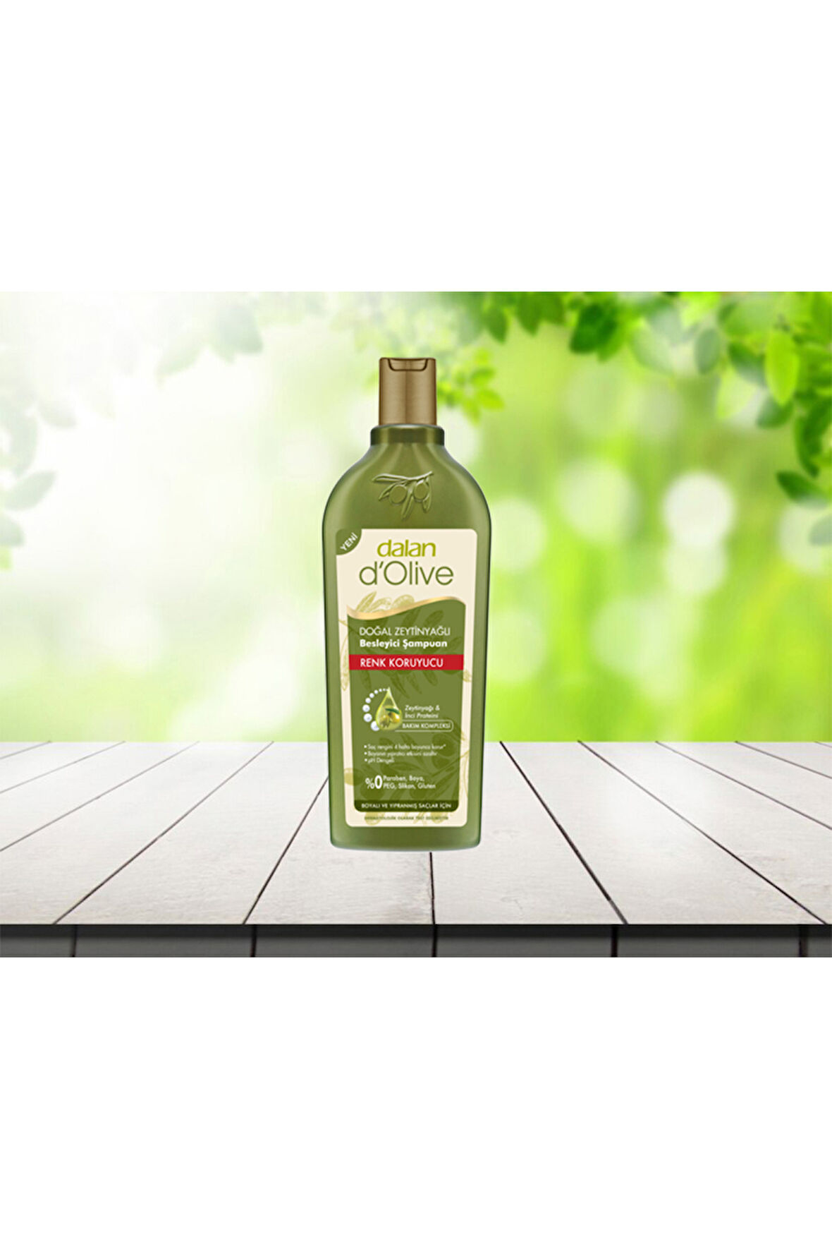 D'olive Doğal Zeytinyağlı Renk Koruyucu Besleyici Şampuan 400 ml 1 Adet