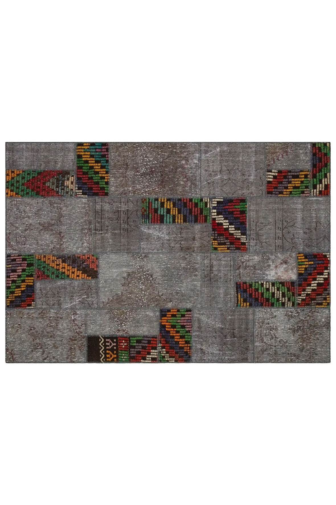 Eşsiz Güzelliğe Sahip Patchwork Halı 6283