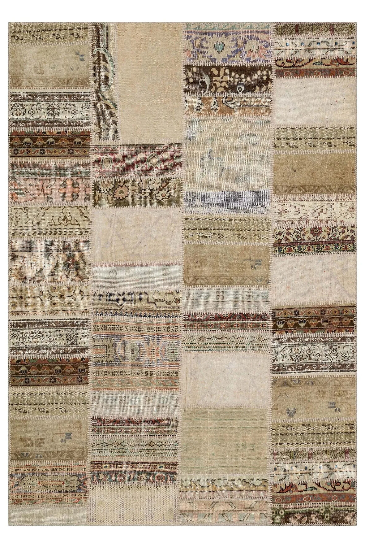 Çok Canlı Patchwork Halı 230x160 Cm 6351