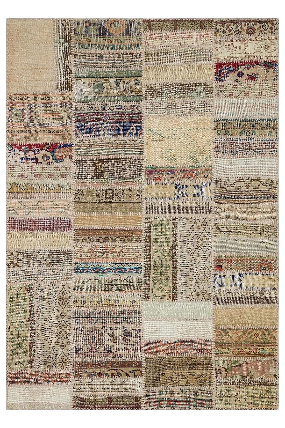 Eşsiz Ve Özgün Patchwork Halı 230x160 Cm 6361