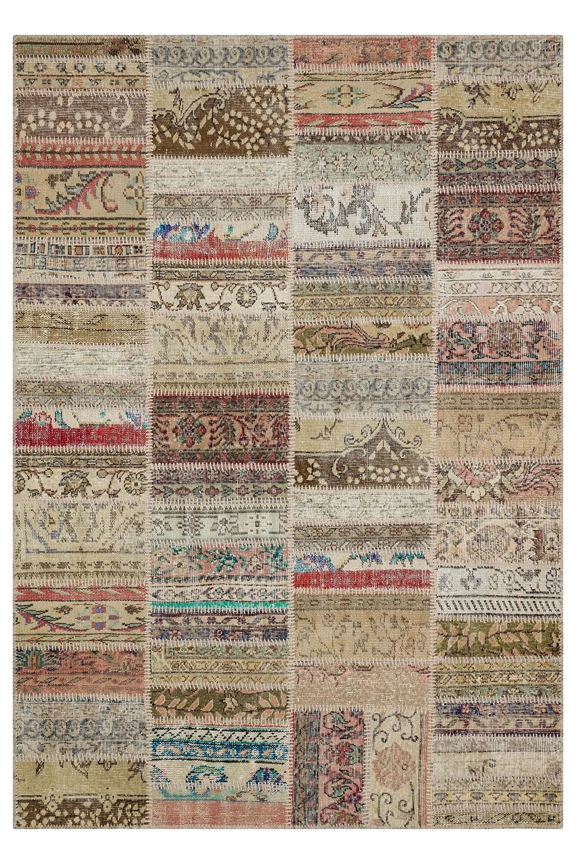 Şık Ve Lüks Patchwork Halı 230x160 Cm 6363