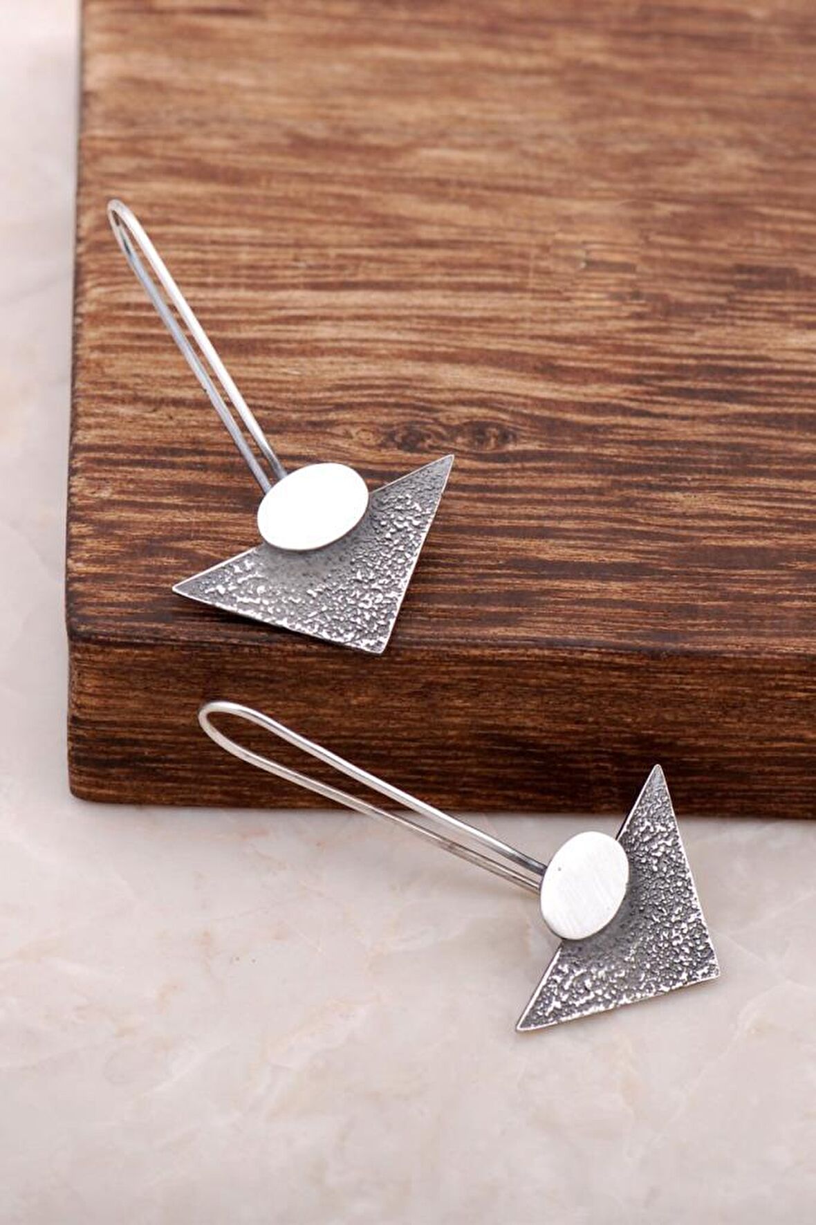 Laben Tasarım Elişi Gümüş Küpe 4043