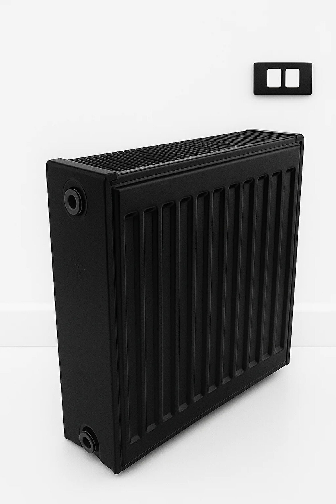 MASTAŞ 400x600 Panel Radyatör Tip 22-PKKP Siyah