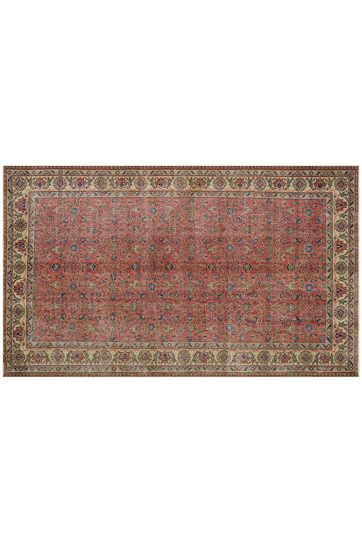 Özel Eskitme Vintage Halı 155 x 262 cm 9269