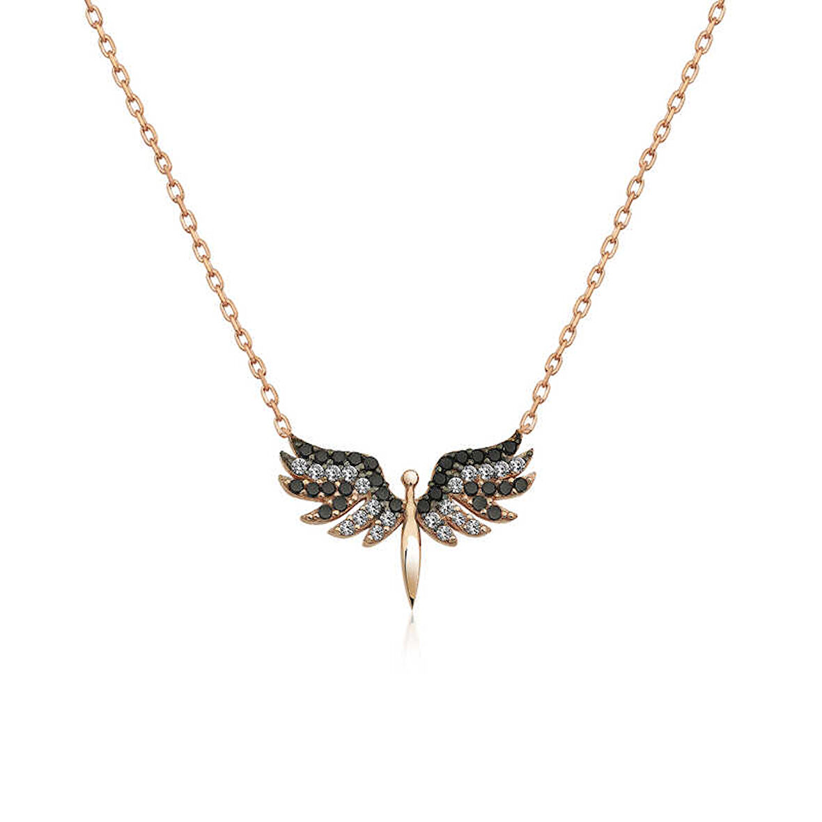 ​925 Ayar Gümüş Mikail Meleği Kadın Gümüş Kolye