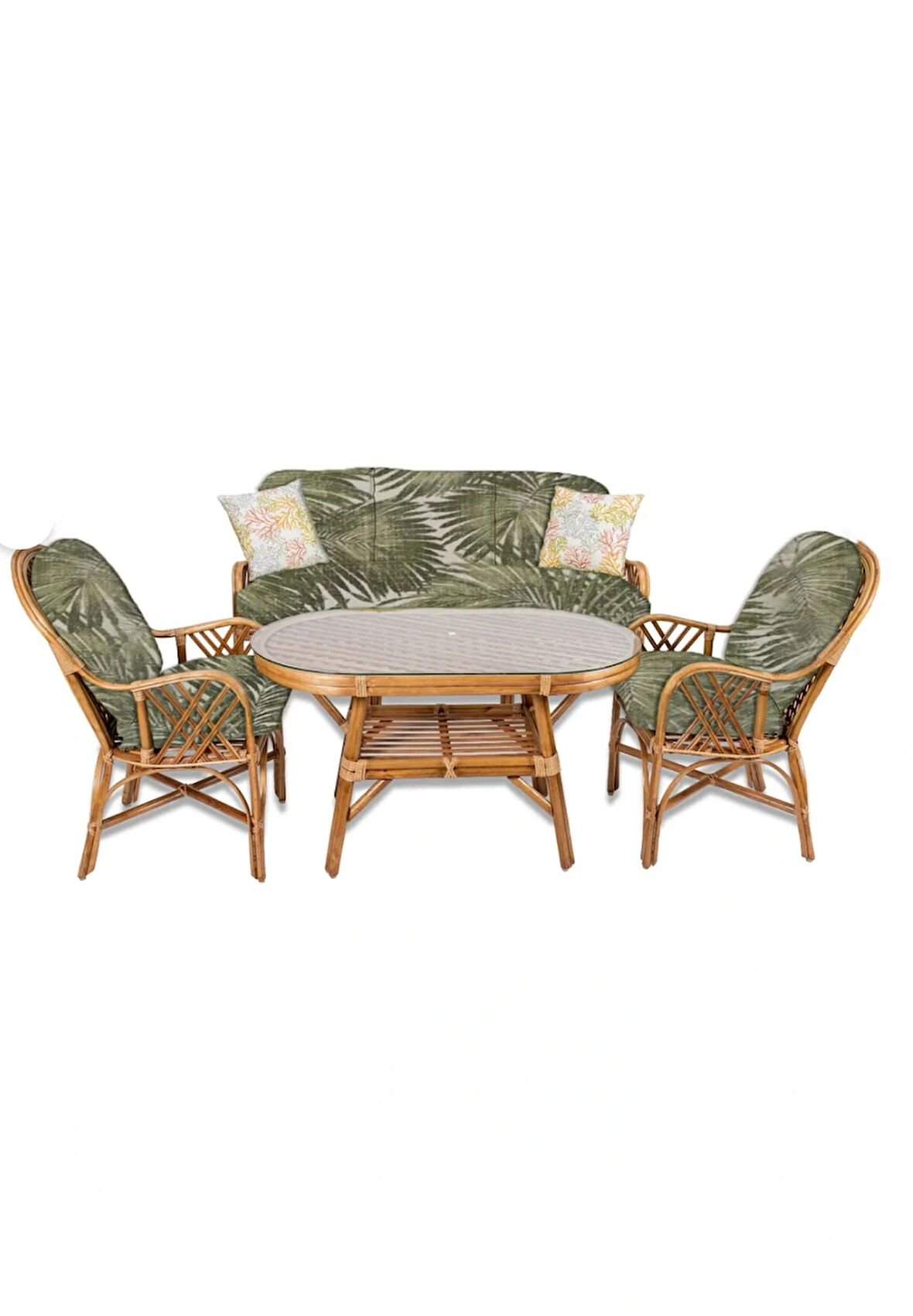 UĞURLU BAMBU MOBİLYA Romano 5 li Oturma Grubu