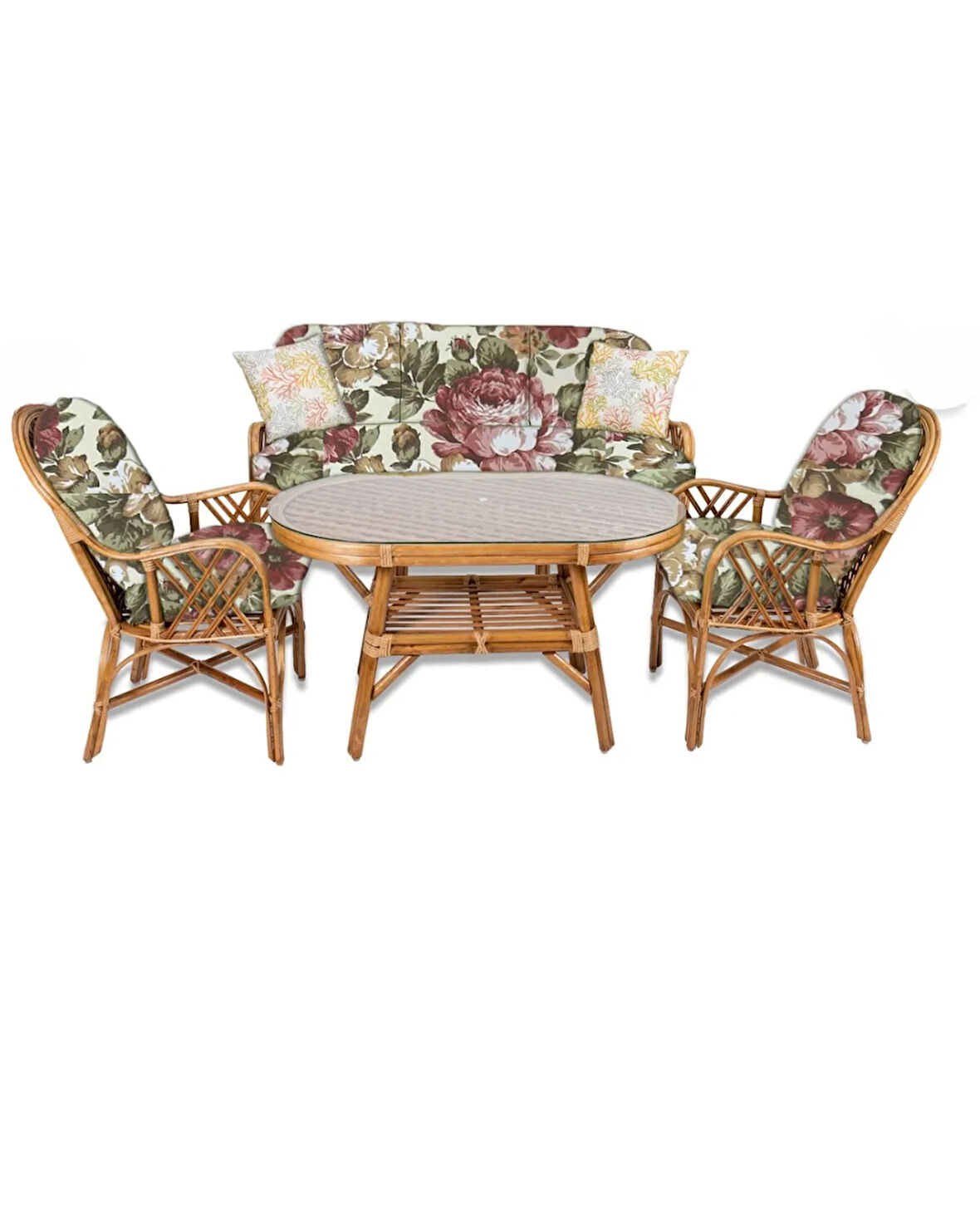 UĞURLU BAMBU MOBİLYA Romano 5 li Oturma Grubu