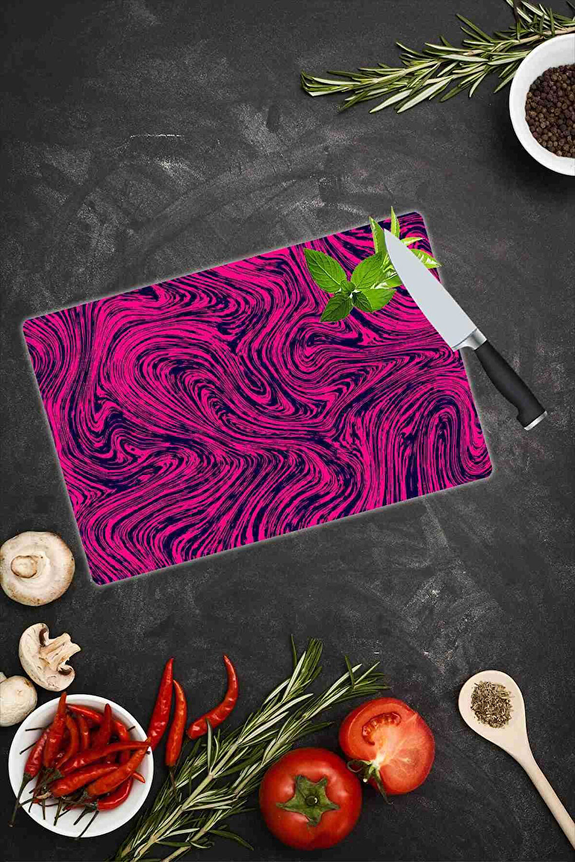 30x40 cm Cam Kesme Tahtası Model 3