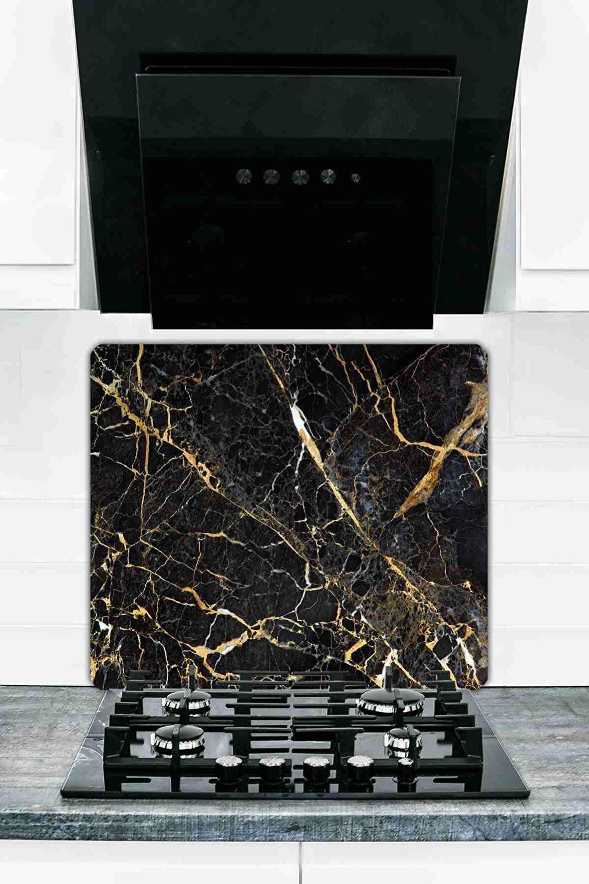 Model 15 Cam Ocak Koruyucu Ve Cam Kesme Tahtası 50 cm X 56 cm Tek Parça