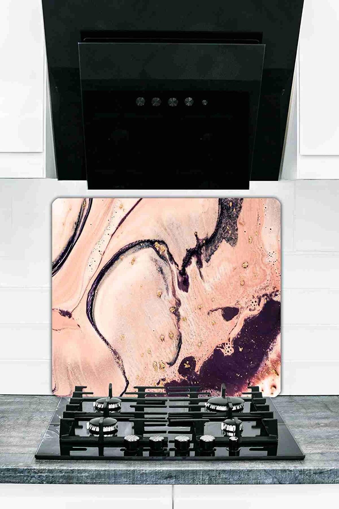 Model 29 Cam Ocak Koruyucu Ve Cam Kesme Tahtası 50 cm X 56 cm Tek Parça