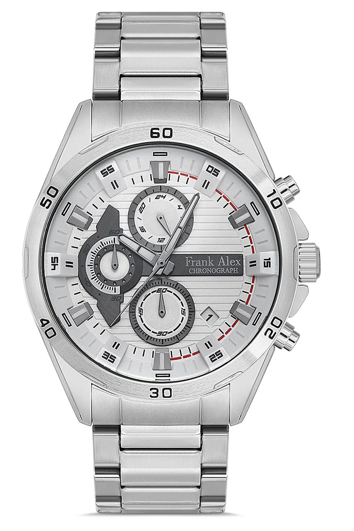 Erkek Çelik Kasa Spor Kol Saati Çelik Kordon İç Fonksiyonlar Aktif Çalışır Paslanmaz Çelik Model Premium Spor Model