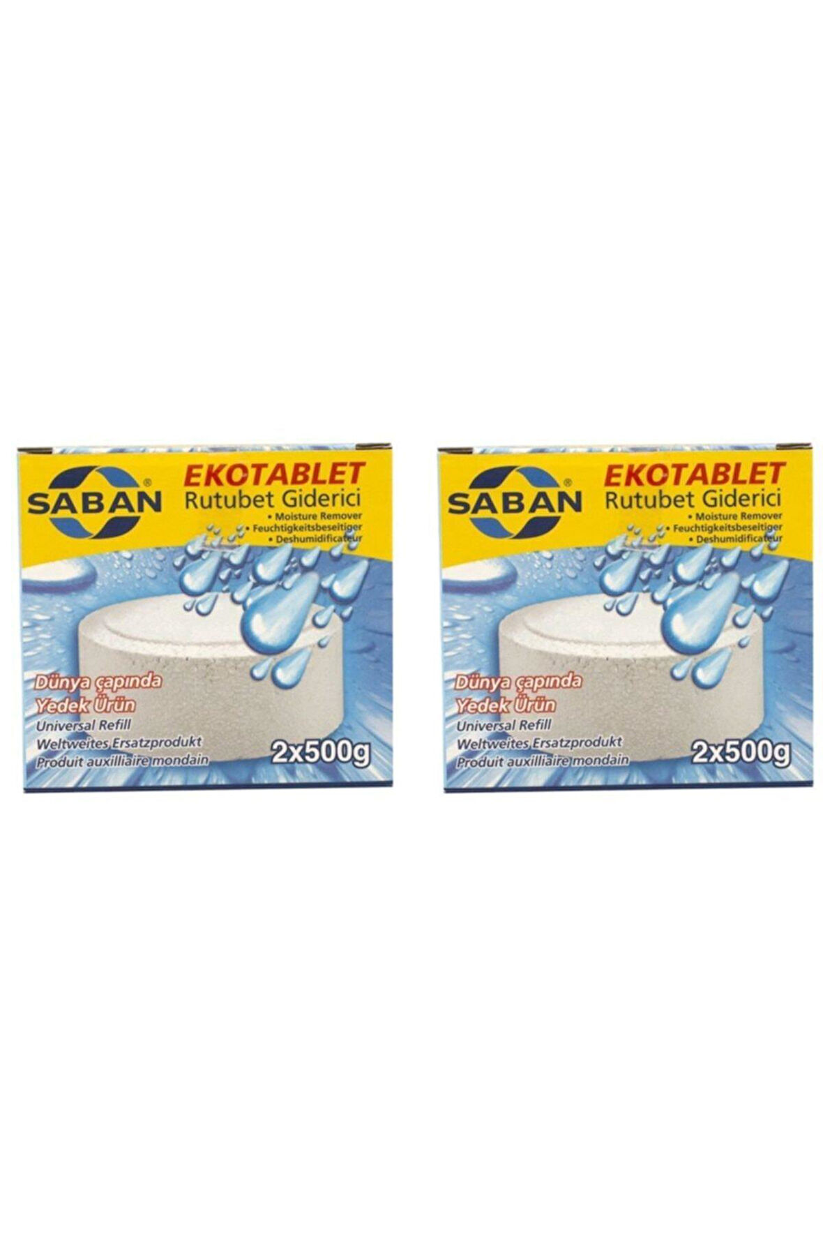 2 Adet 2x500 gr Nem Alıcı Rutubet Giderici Yedek Tablet Natural