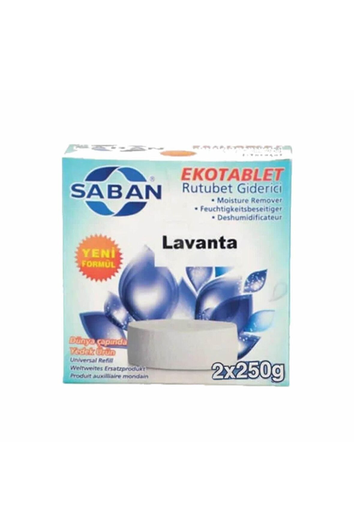 Nem Alıcı Rutubet Giderici Yedek Tablet 2 x 250 Gram Lavanta