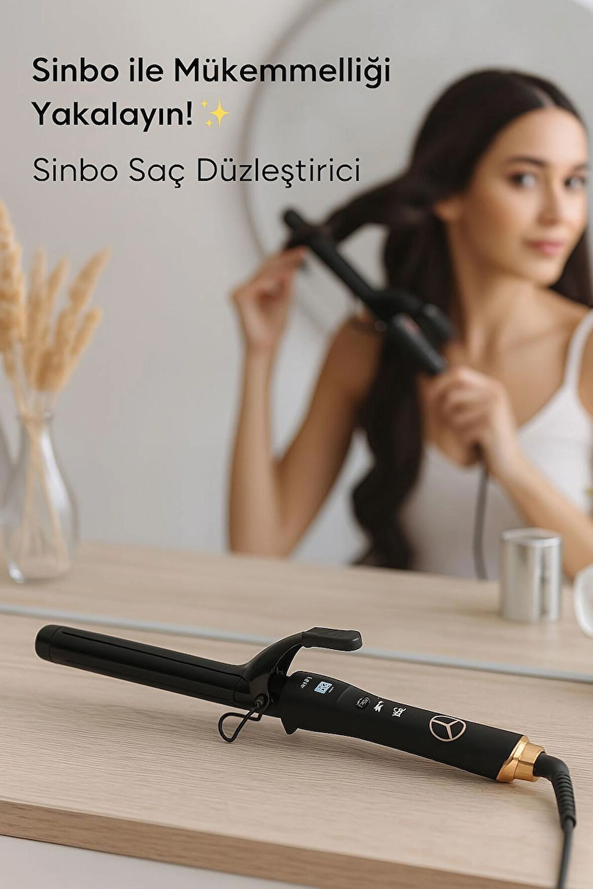 Dijital Saç Şekillendirici Sinbo Yenilikçi Tasarım