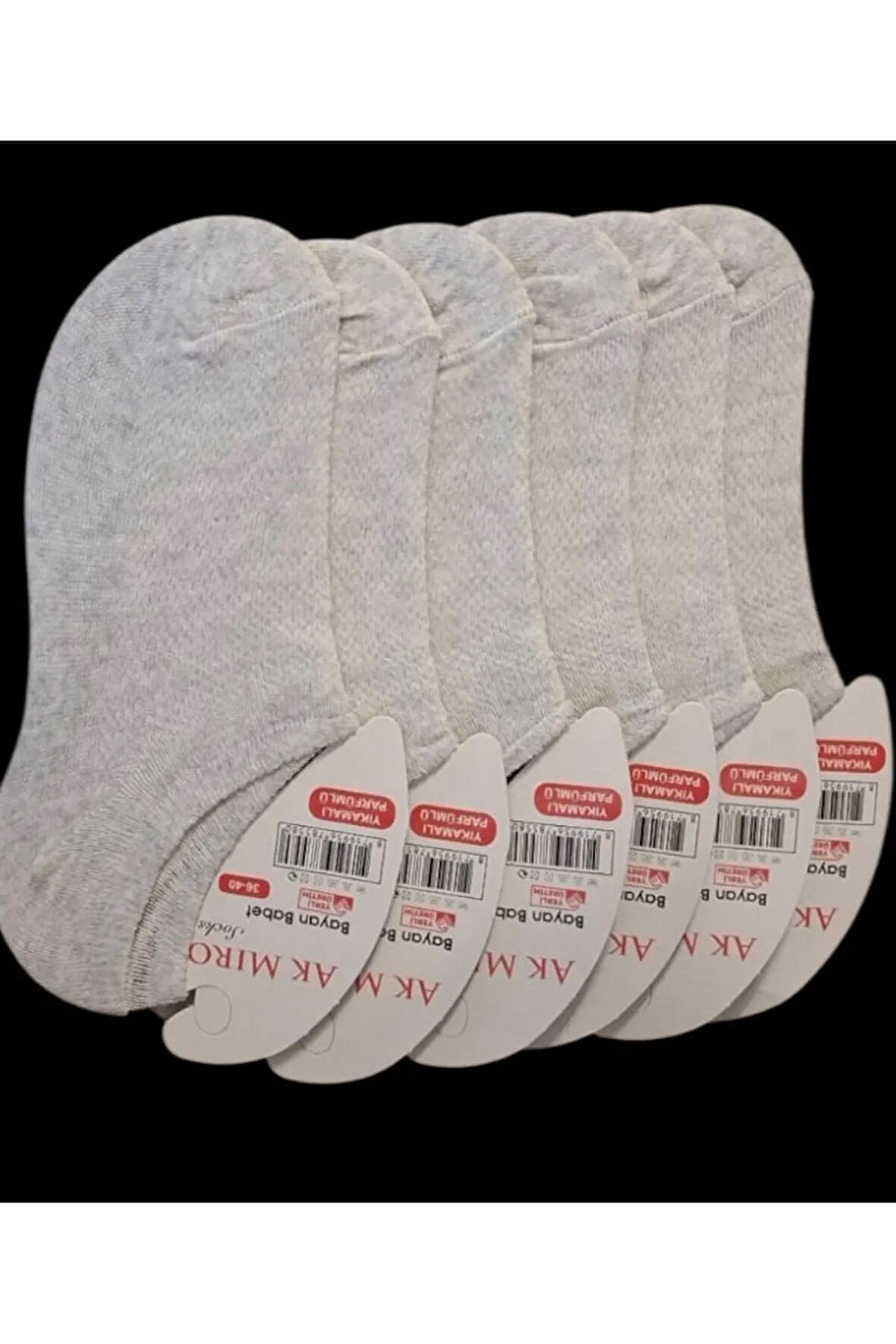 6 ÇİFT Unisex Görünmez Sneakers Çorap Görünmez Çorap 6 Adet