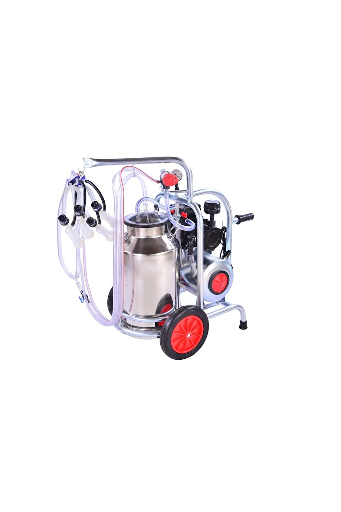 Tek Sağım Süt Sağma Makinası (Tek Güğüm - Paslanmaz - Keçi - Koyun)