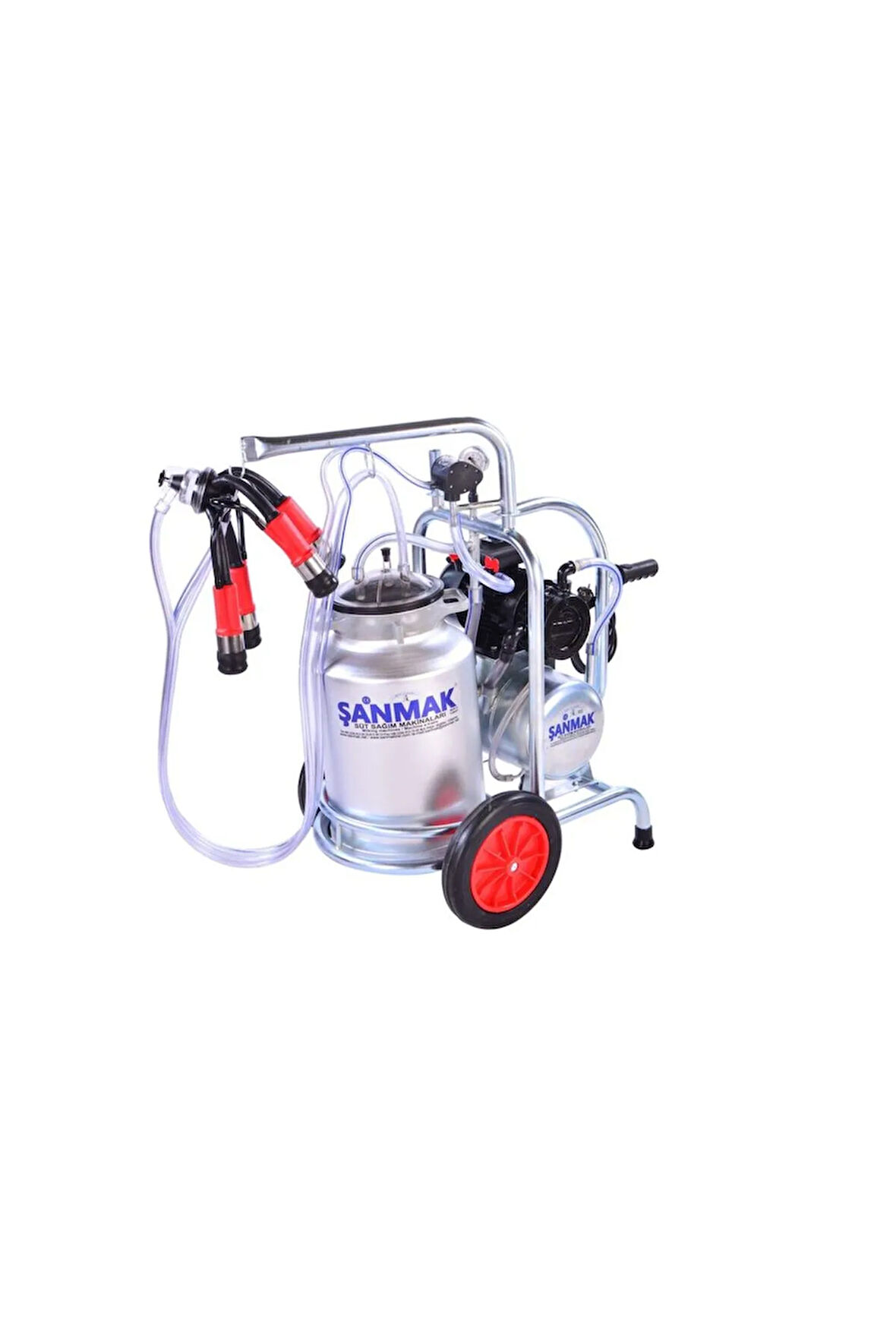 Tek Sağım Süt Sağma Makinası (Tek Güğüm - Alüminyum)