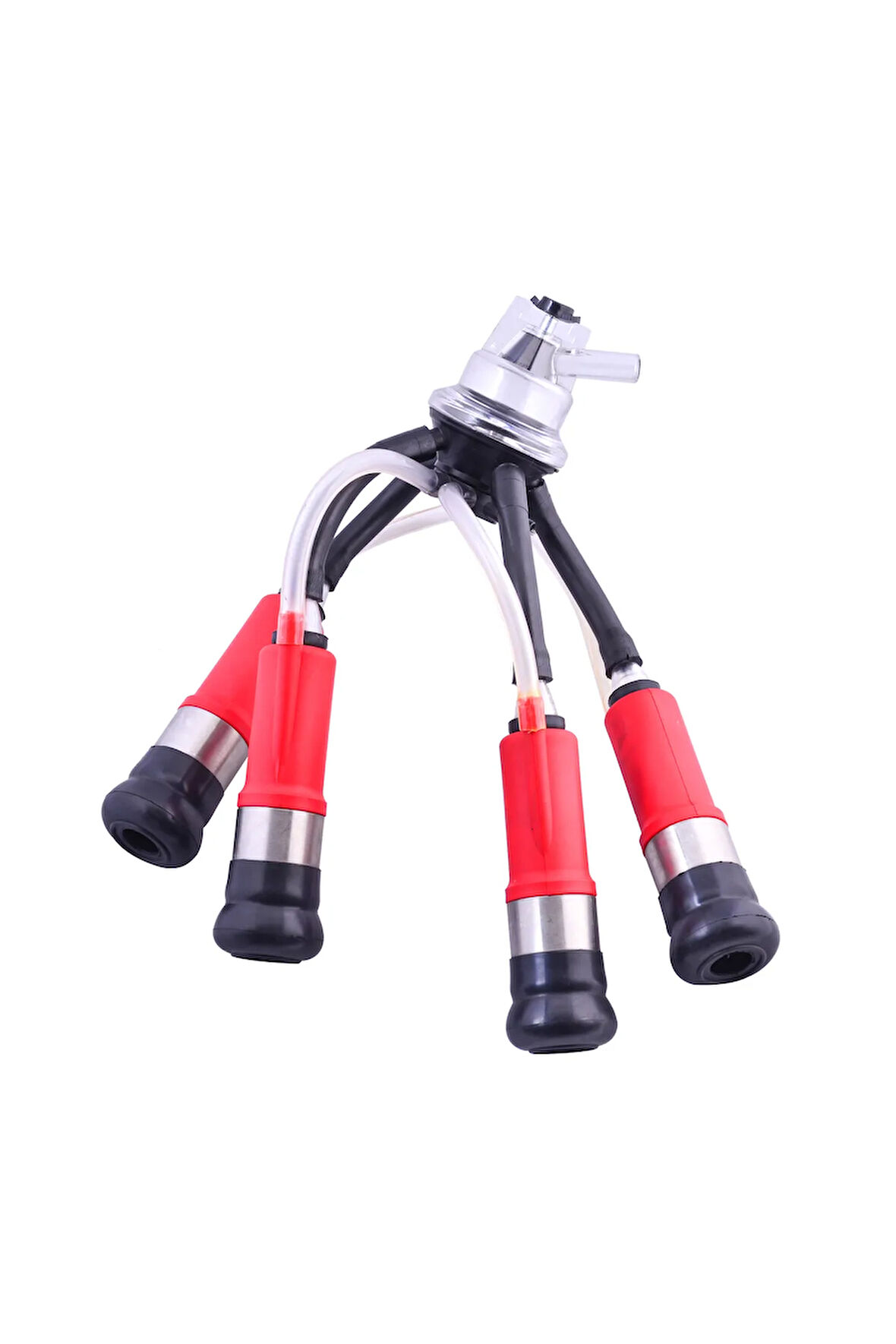 Süt Sağma Makinesi 160 Cc Sağım Demeti (Kırmızı Plastik Kılıflı)