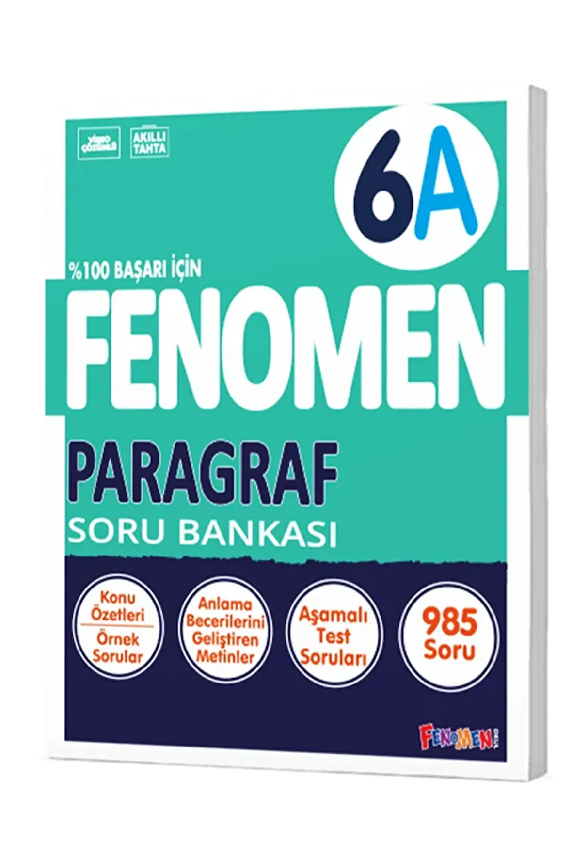 Fenomen Yayınları 6 Sınıf Paragraf A Soru Bankası