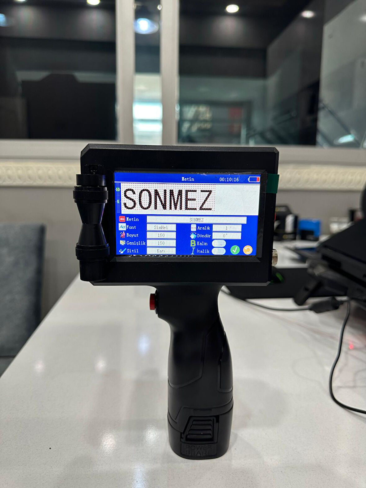 Sönmez Tarih Kodlama Makinesi İnkjet Tarih Barkod Yazı Yazma Kodlama Makinesi