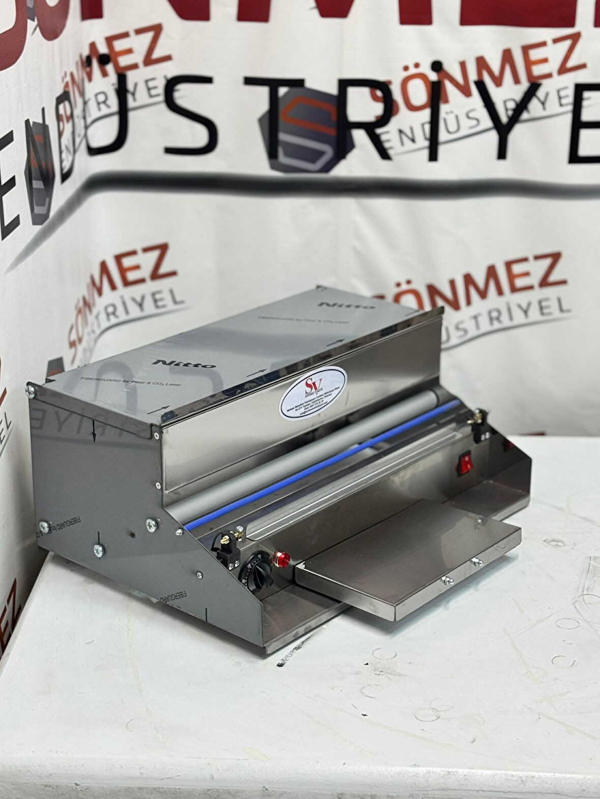 Sönmez Vakum Streç Sarma Makinesi Streç Kesme Makinası