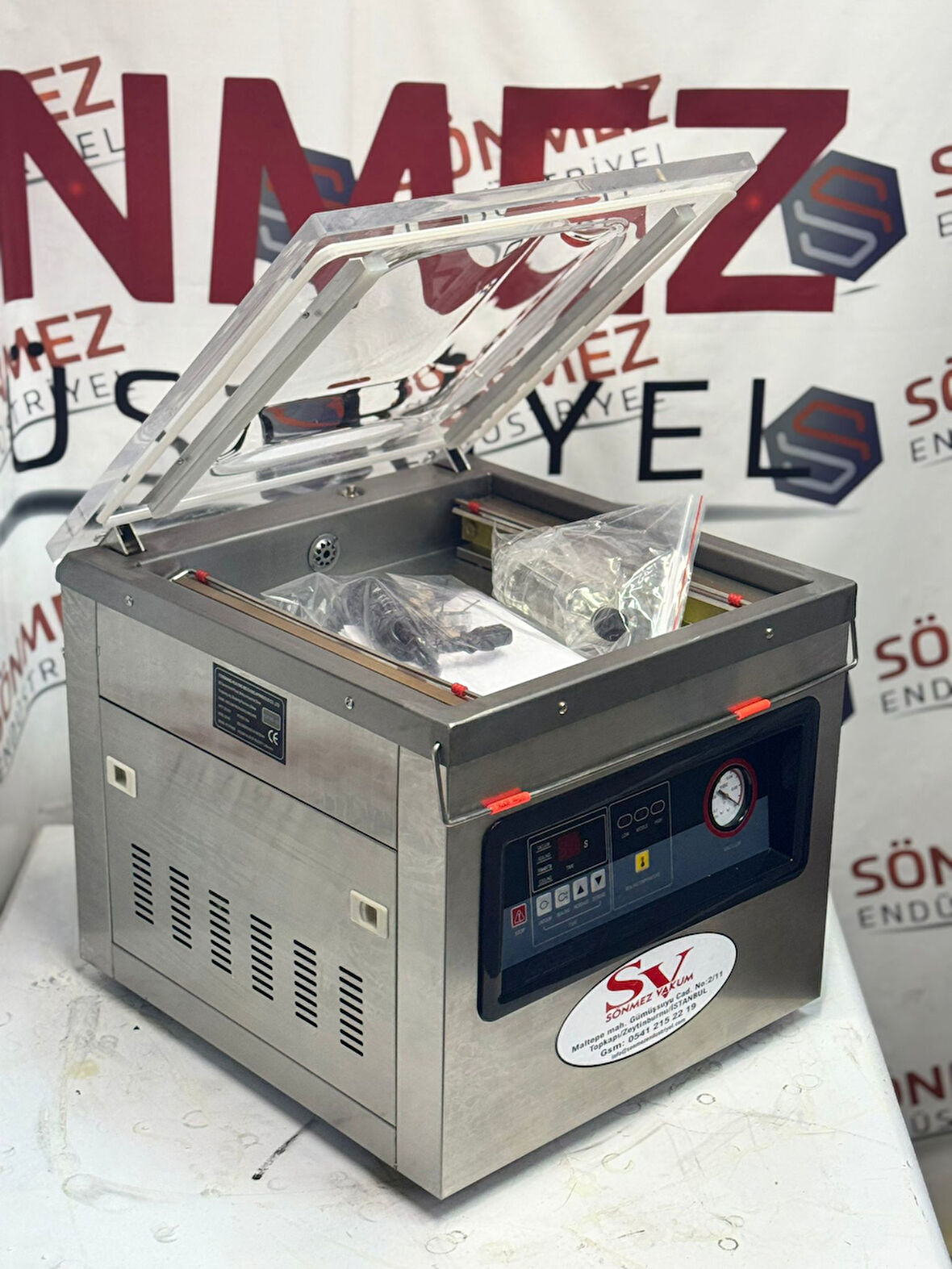 Sönmez Vakum 41 Cm Çift Çene Peynir Et Gıda Vakum Makinesi