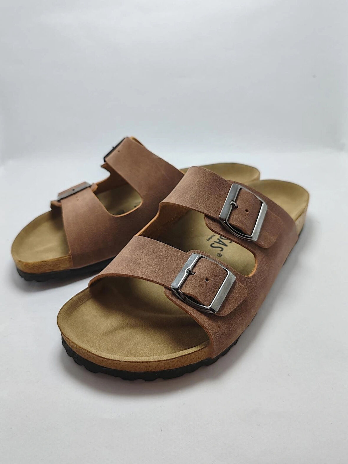 Mantar Taban Birkenstocks Arızona Leolı Nl Modeli Çift Tokalı Ortopedik Terlik