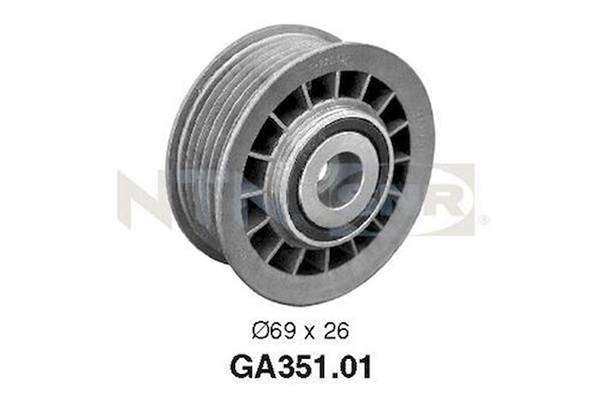 SNR GA35101 Kayış Gergi Rulmanı Mercedes W202 W124 W210 C140 Renault 129 Kanallı A6012001070