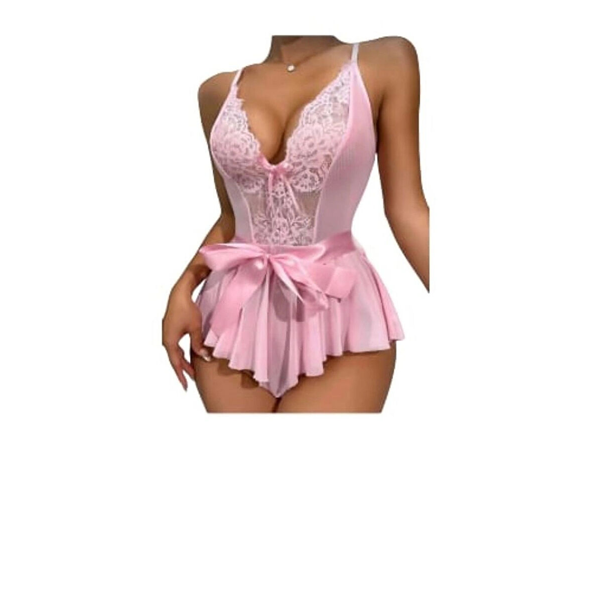 SONES KOZMETİK DANTEL İŞLEMELİ KADIN SEKSİ  FANTAZİ KOSTÜM DOĞUMGÜNÜ,SEVGİLİLER GÜNÜ & YILBAŞI
