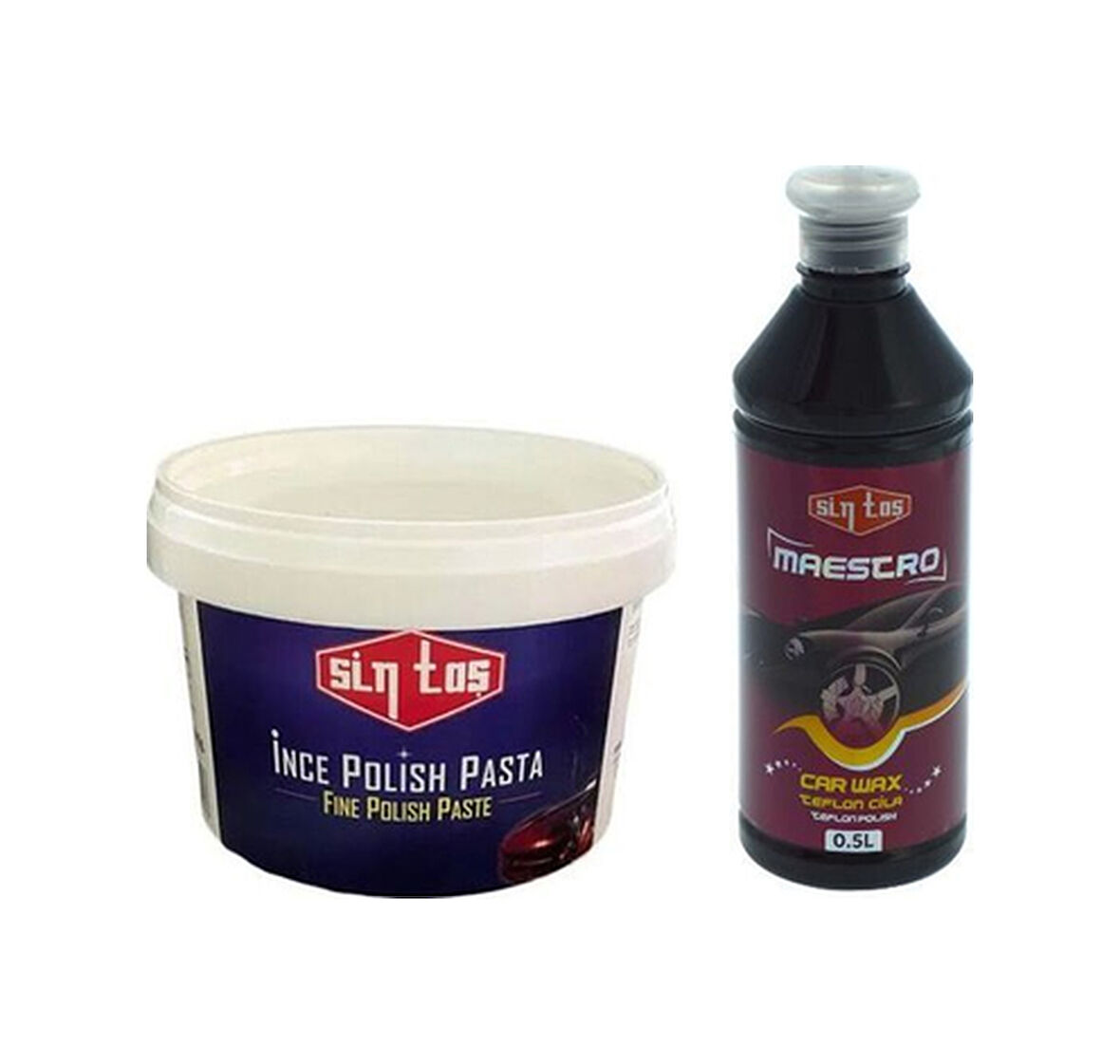 Sintaş İnce Pasta 1 Kg + Sintaş Polish Cila 1 Lt