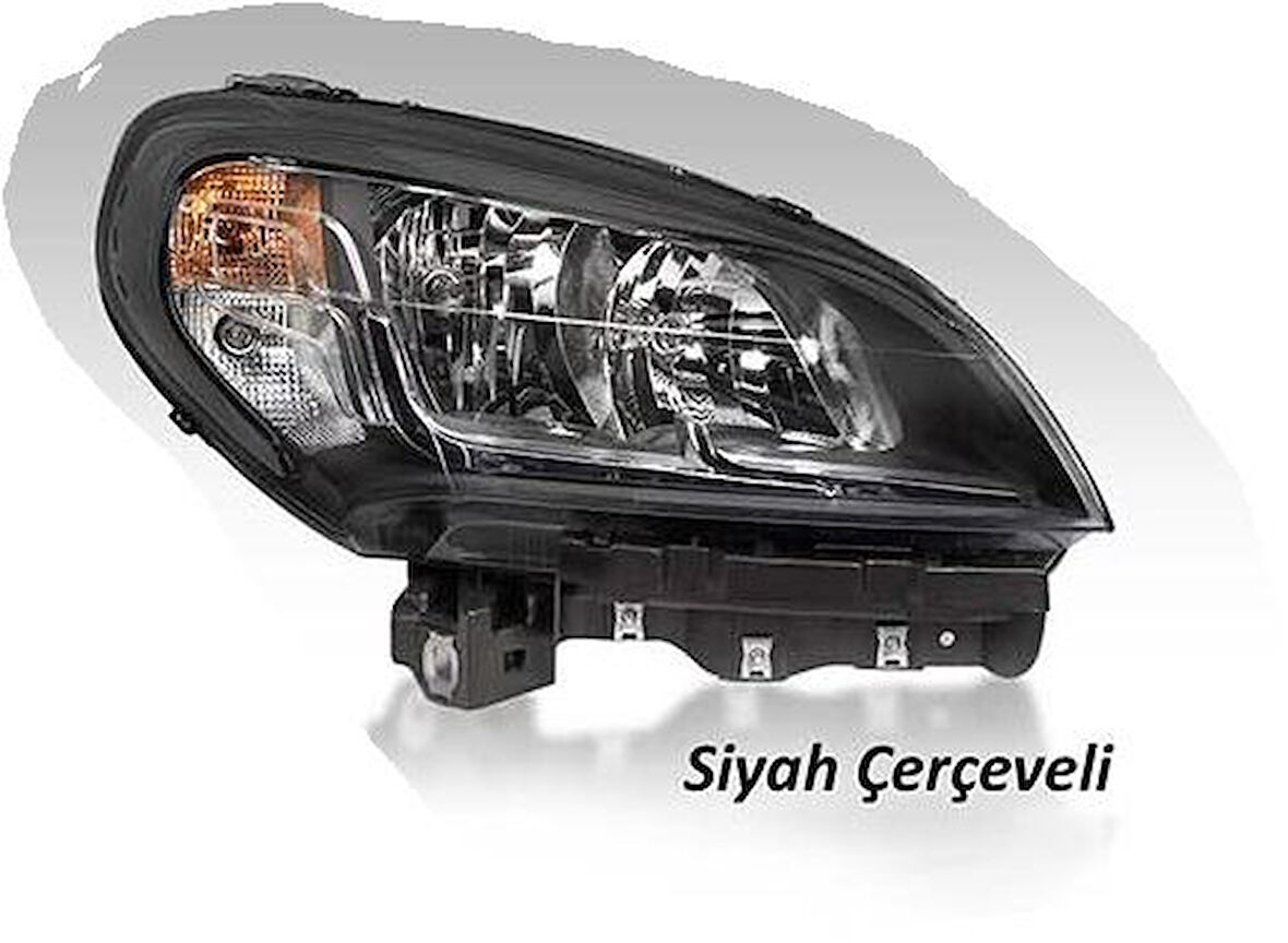 Far Motorlu Siyah Çerçeveli Sol Fıat Doblo (2015? )
