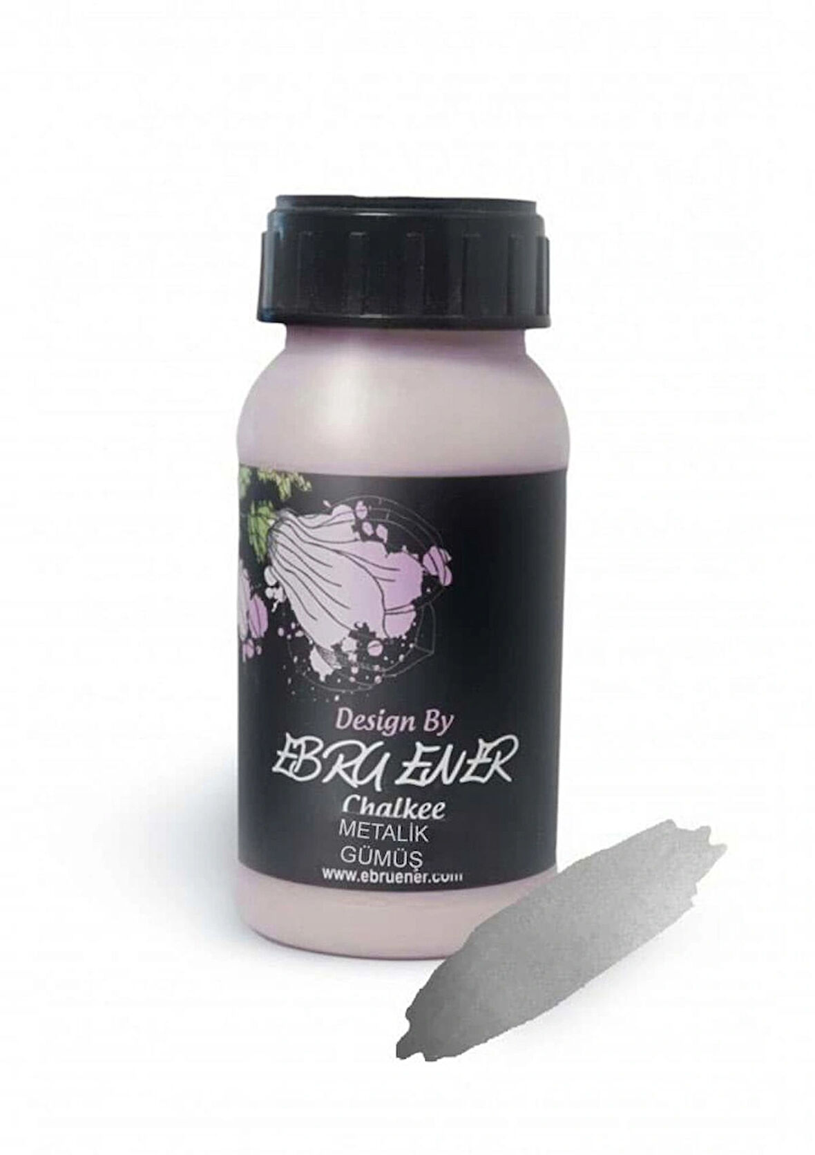Ebru Ener Metalik Boya Gümüş 250 ml.