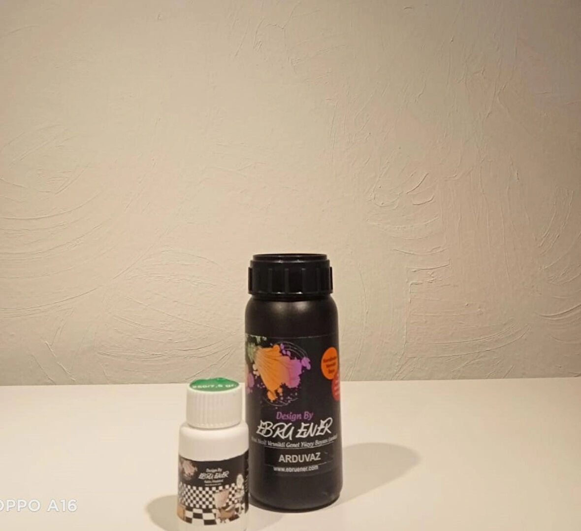 Ebru Ener Anka Vernikli Genel Yüzey Boyası Arduvaz 250 gr. ve Katkı Maddesi 7,5 gr.
