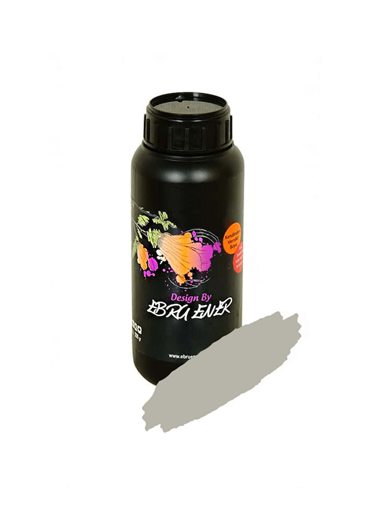 Ebru Ener Anka Vernikli Genel Yüzey Boyası Grej (Gri Bej) 500 gr.