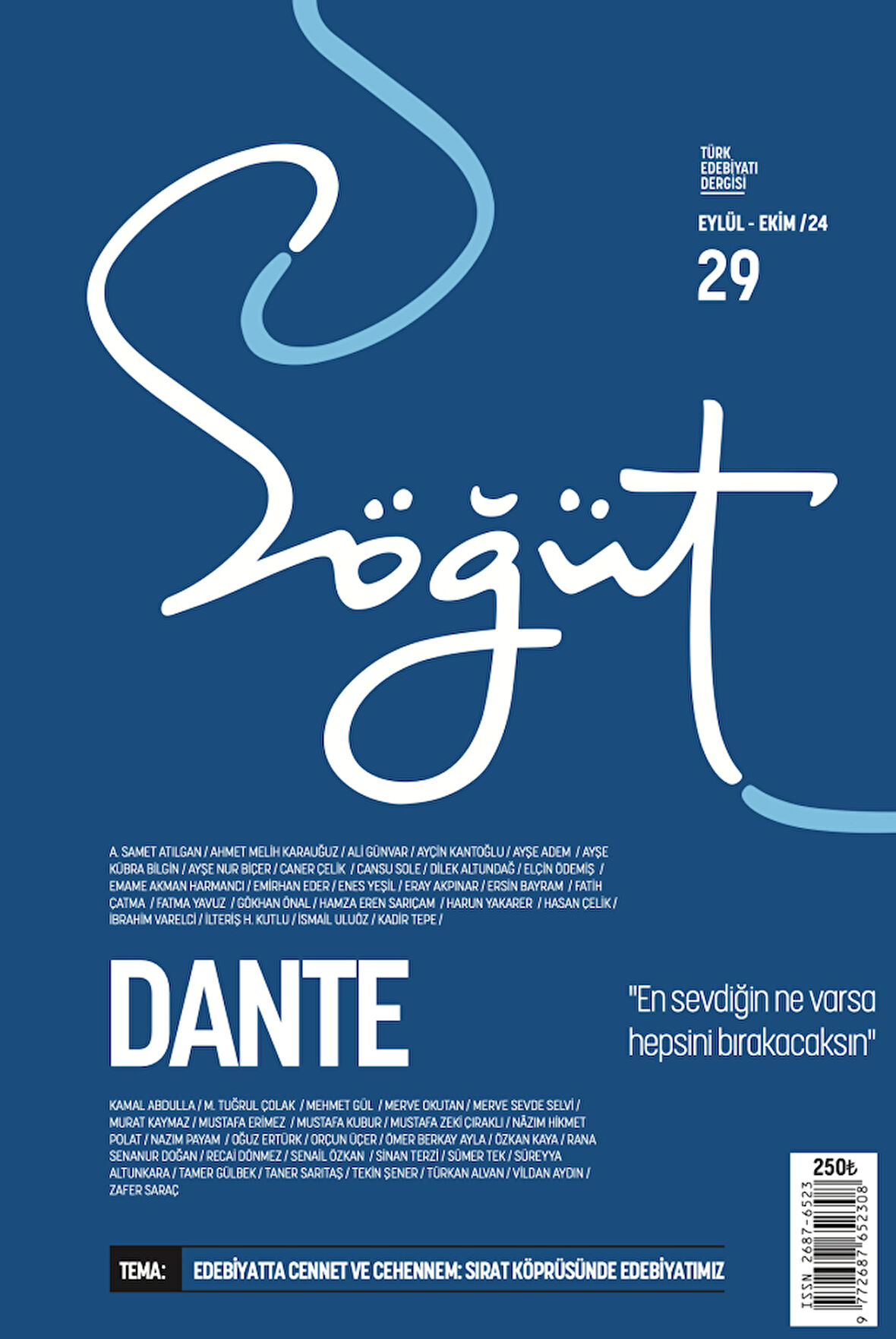 Söğüt Dergi 29.Sayı Eylül-Ekim 2024