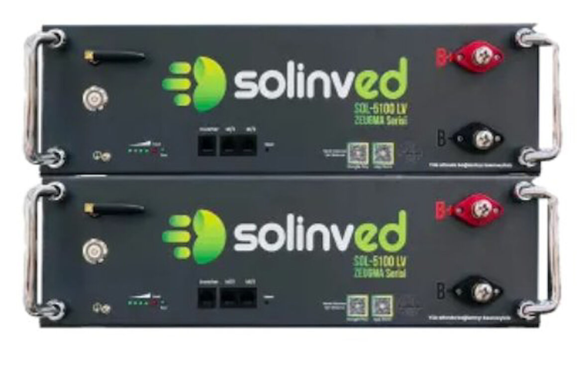 SOLİNVED 51,2V 100Ah Lityum Akü