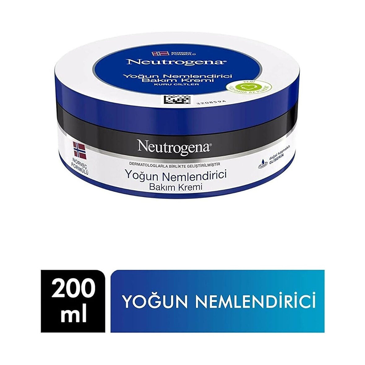 Norveç Formülü Yoğun Nemlendirici Bakım Kremi 200 ml - Dezenfektan Hediyeli - %72 Alkol