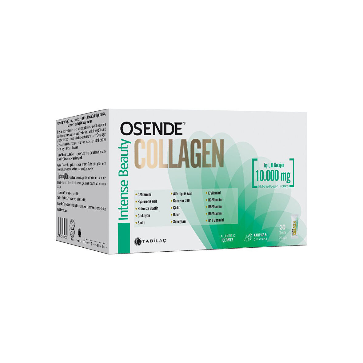 Intense Beauty Collagen 30 Saşe - Dezenfektan Hediyeli (%72 Alkol)